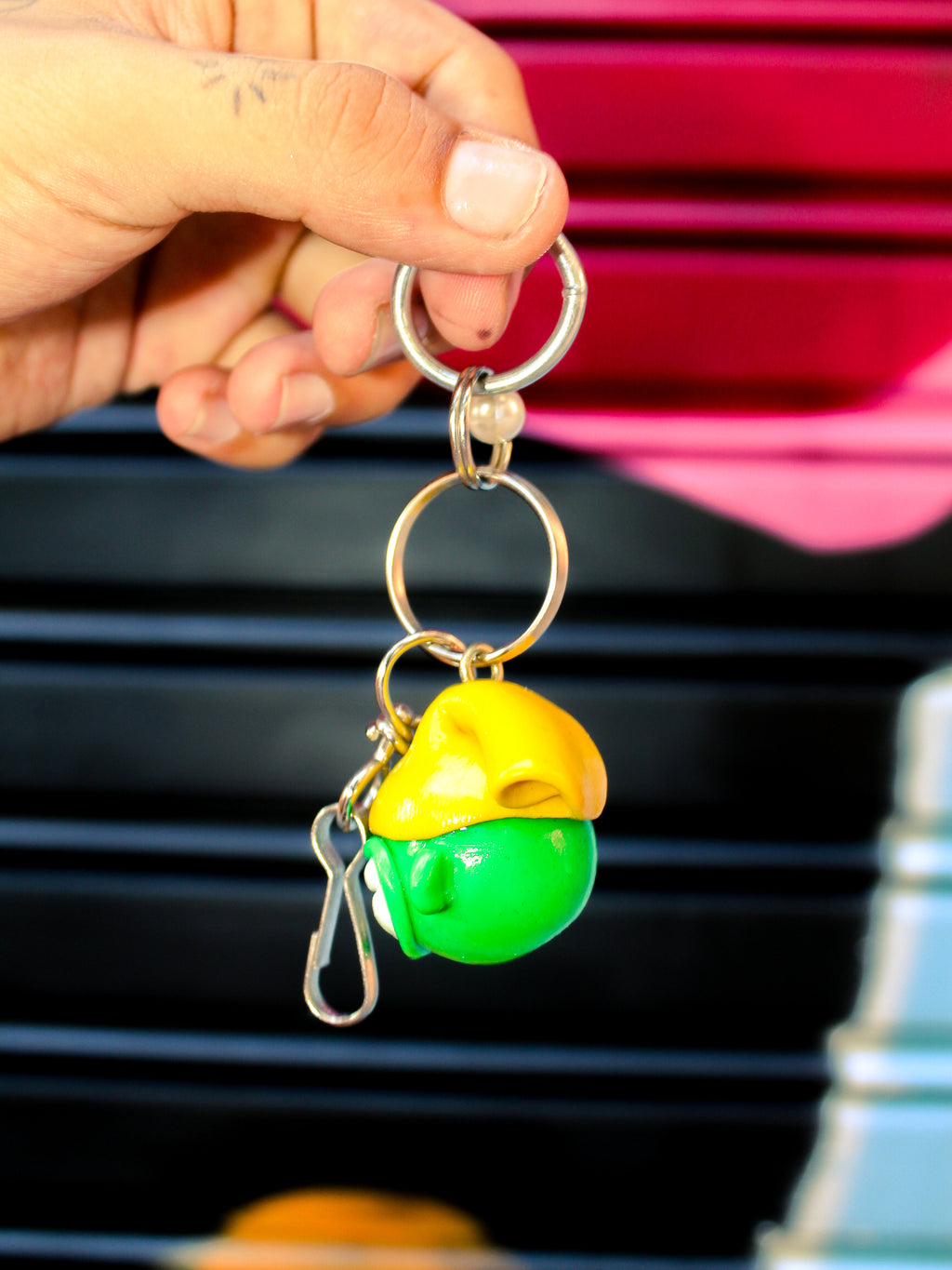 HEAD KEYCHAIN — HANDMADE