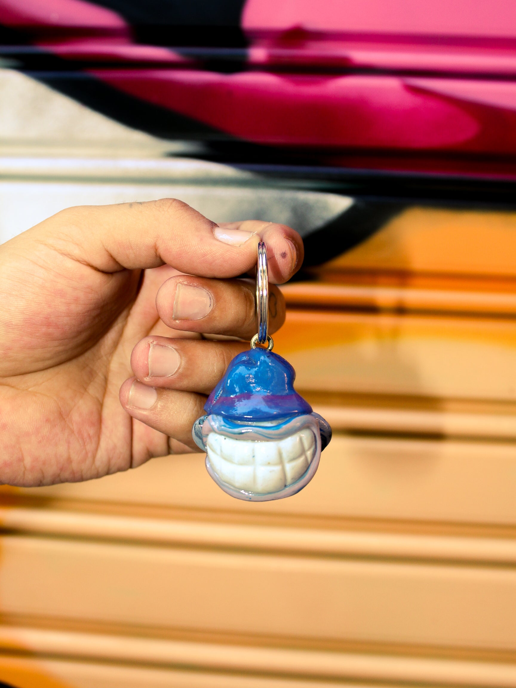 HEAD KEYCHAIN — HANDMADE
