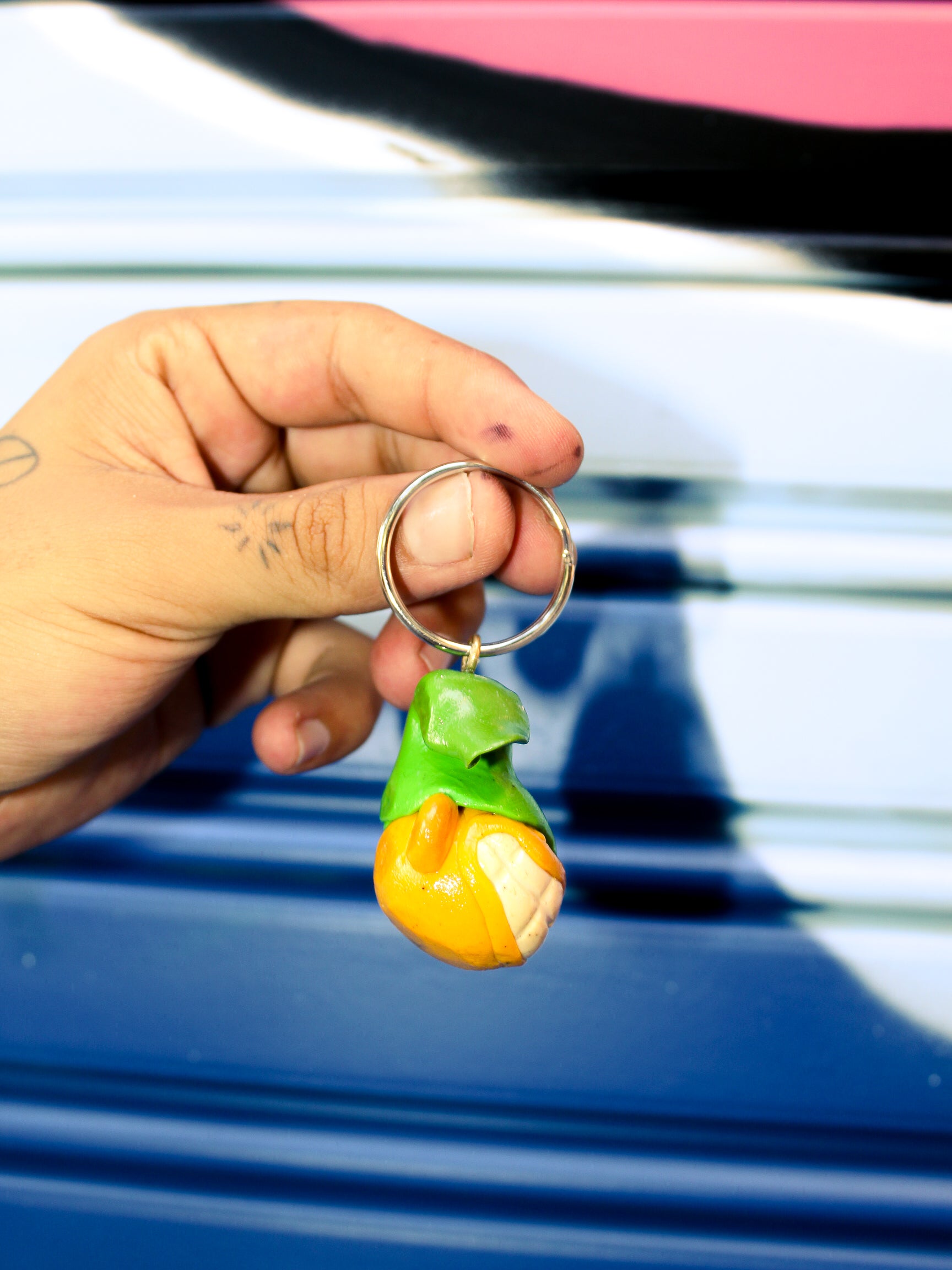 HEAD KEYCHAIN — HANDMADE