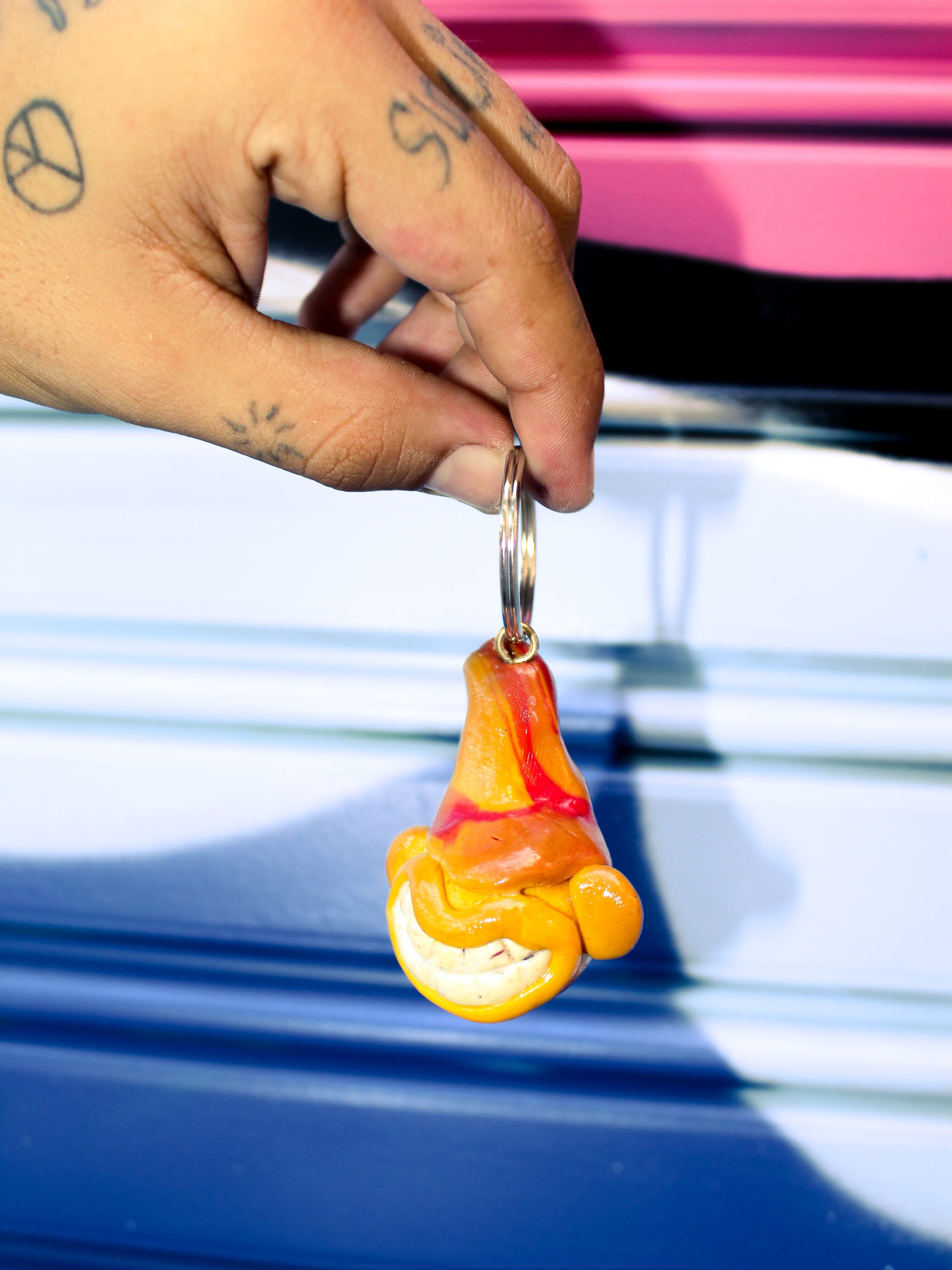 HEAD KEYCHAIN — HANDMADE
