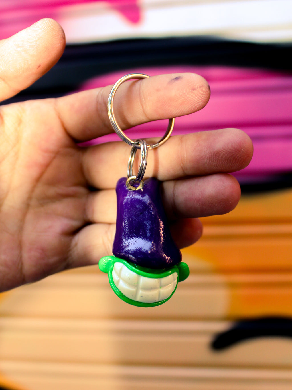 HEAD KEYCHAIN — HANDMADE