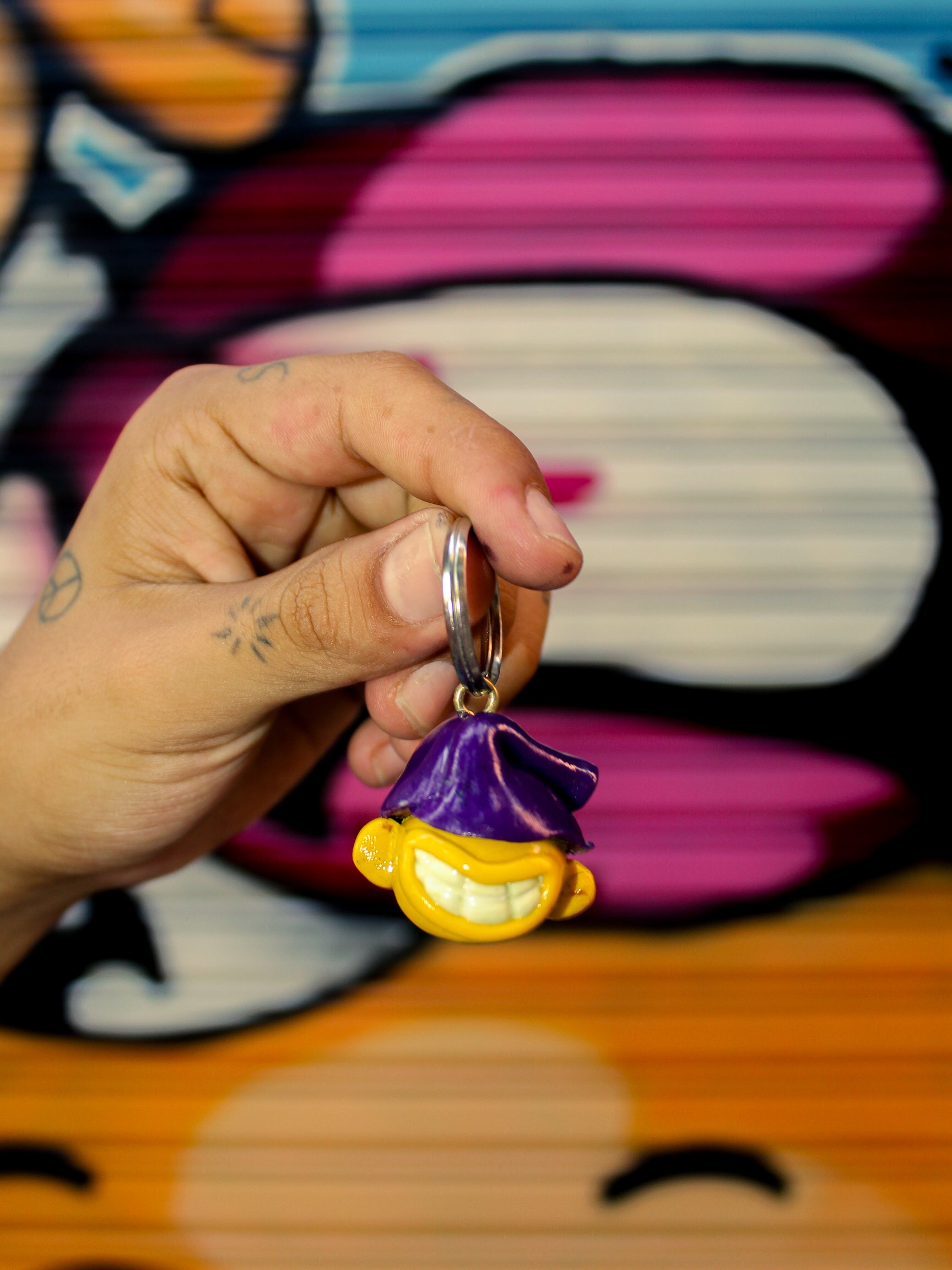 HEAD KEYCHAIN — HANDMADE