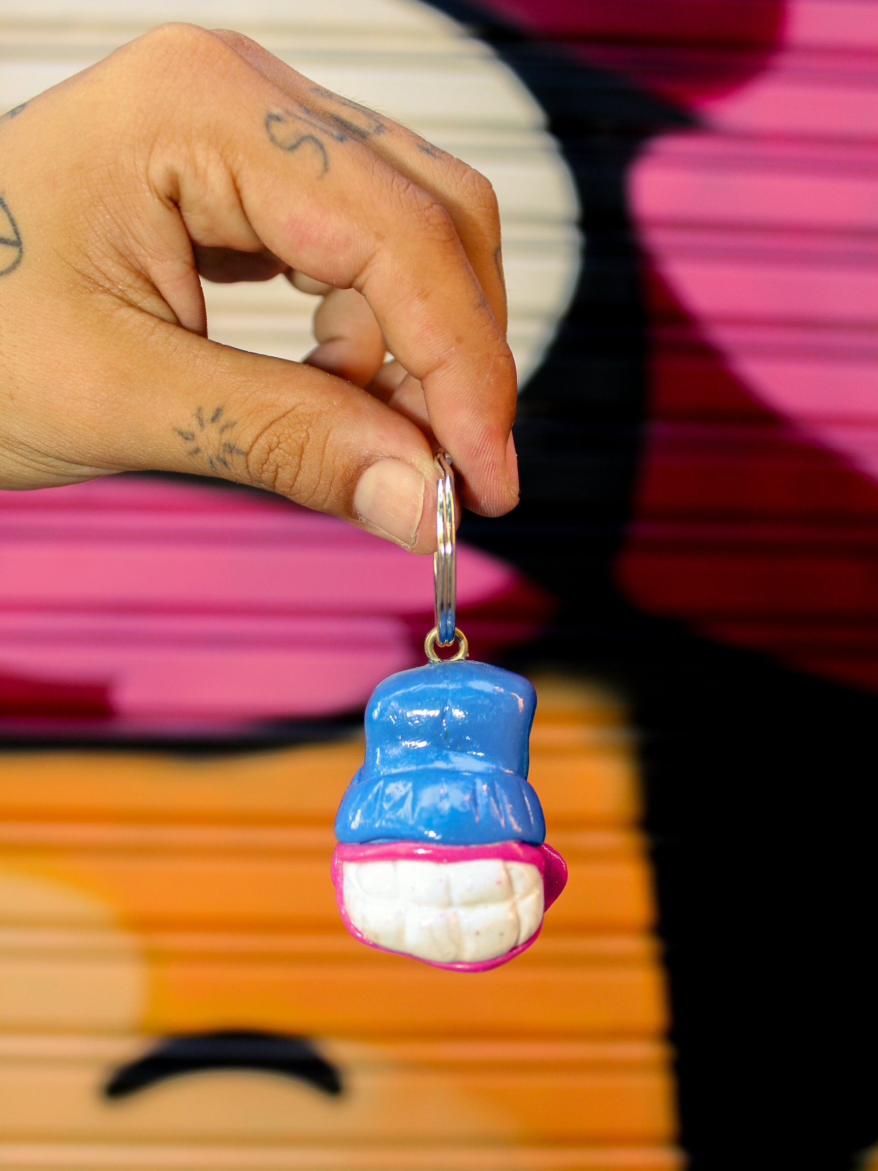 HEAD KEYCHAIN — HANDMADE