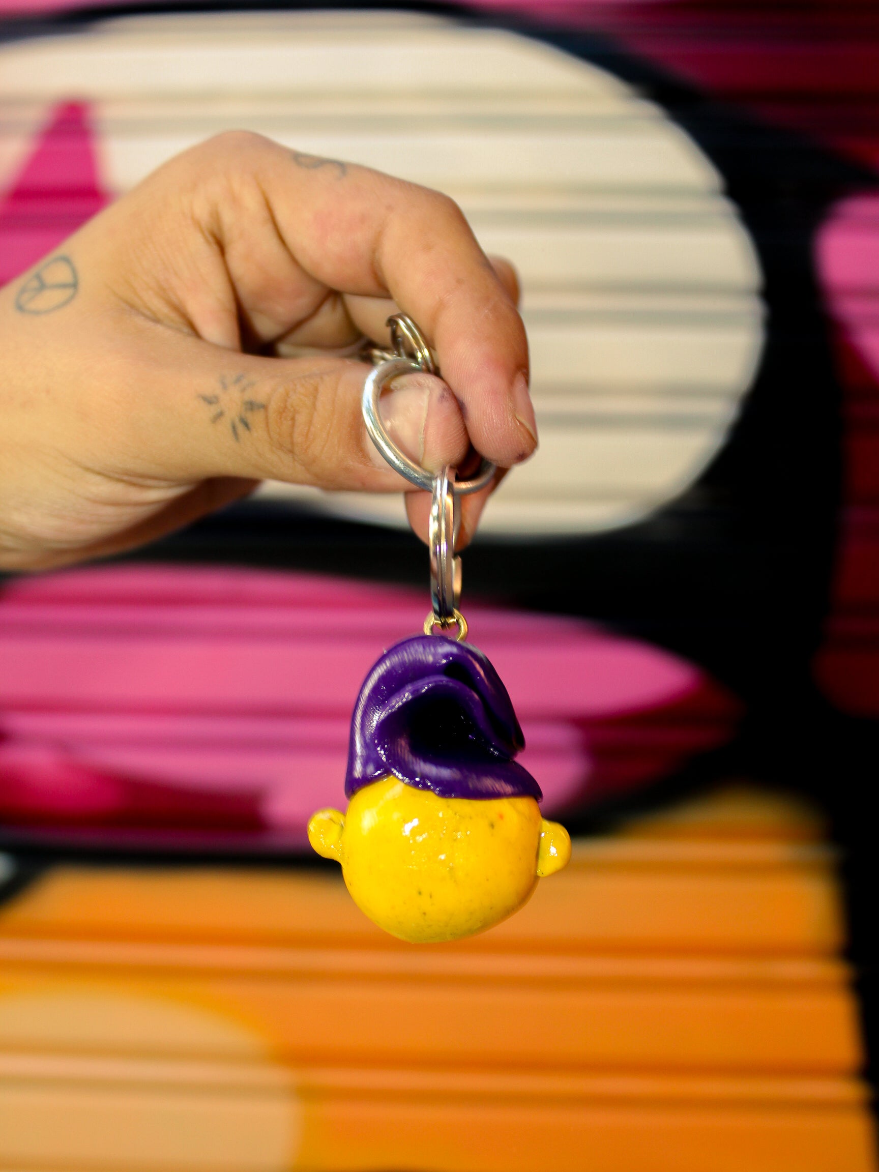 HEAD KEYCHAIN — HANDMADE